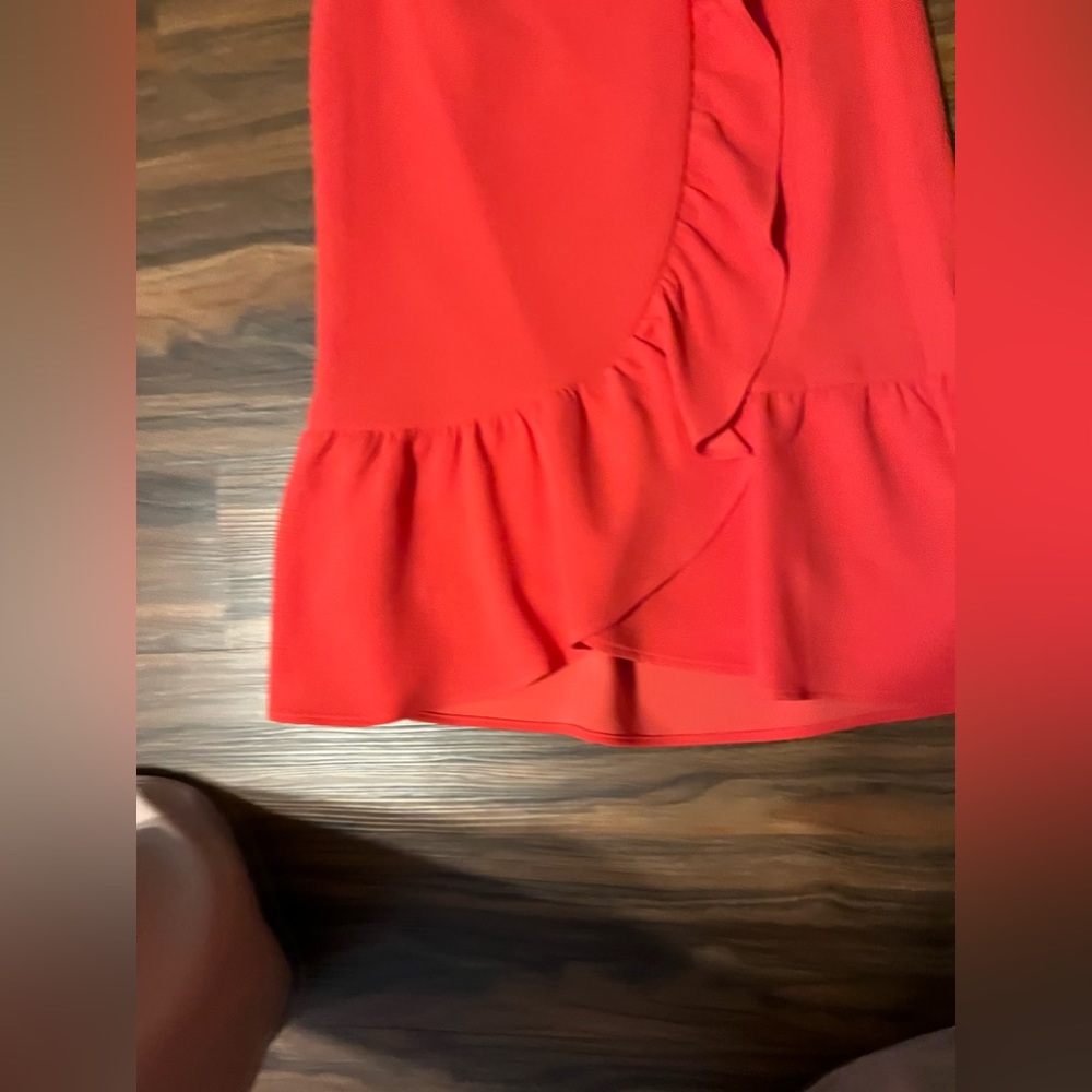 Boden Red Ruffle Skirt - Picture 4 of 8